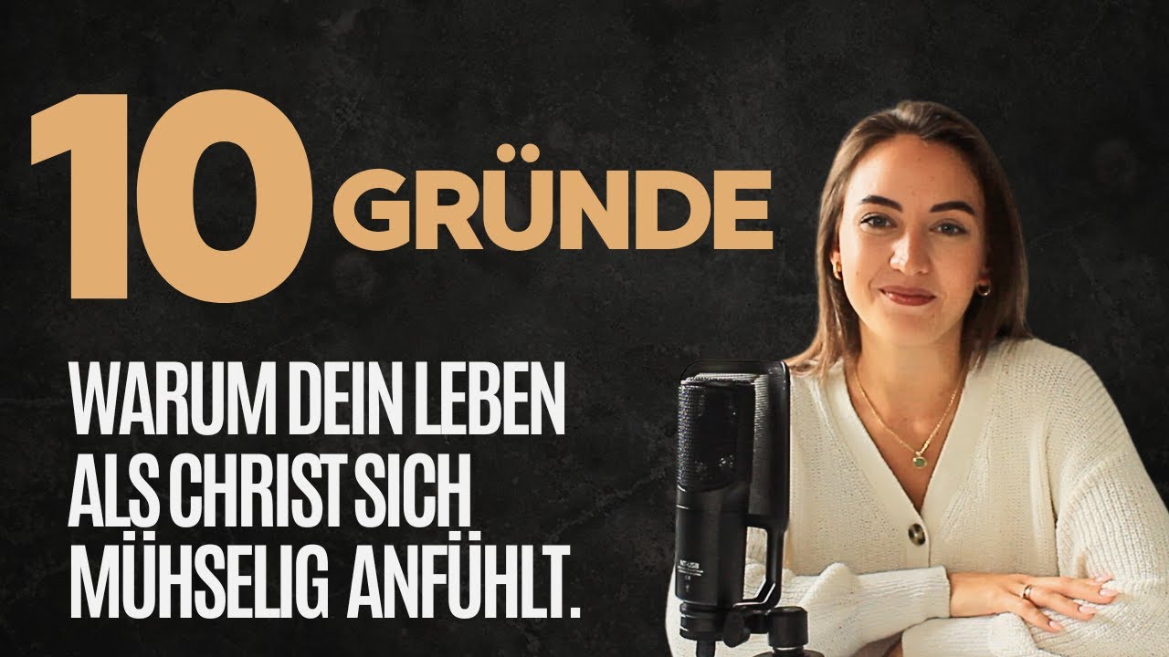 Warum dein Leben als Christ sich m&uuml;hselig anf&uuml;hlt.