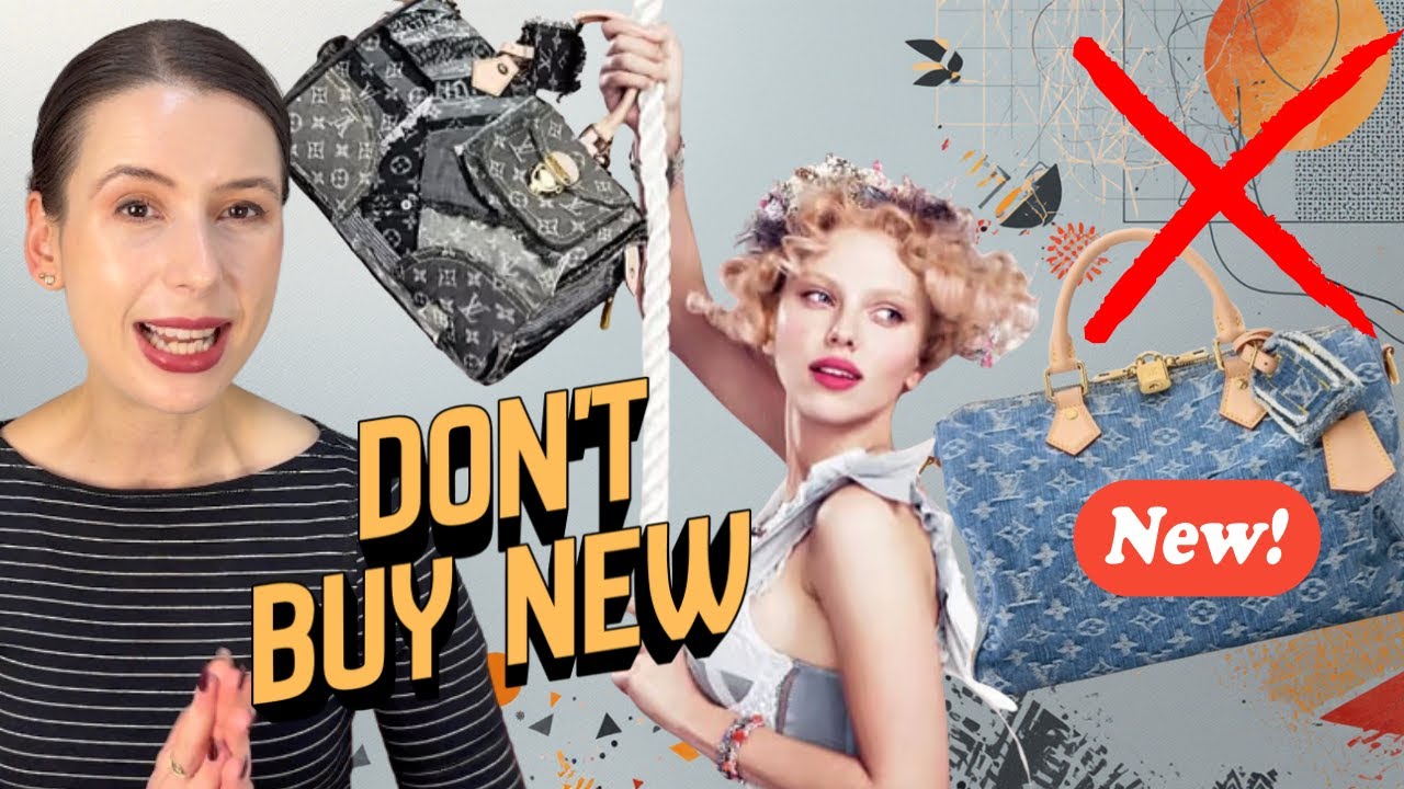 Новая коллекция джинсовой одежды Louis Vuitton? ~ Почему покупать вещи б/у лучше?