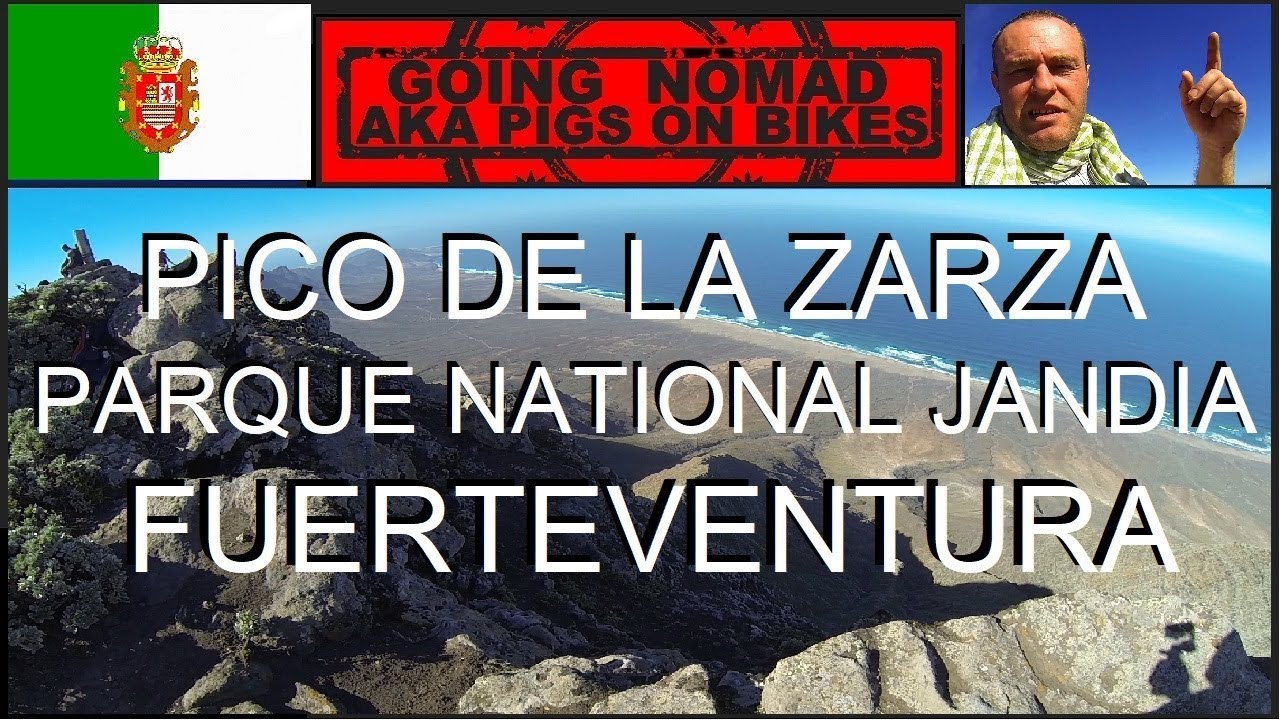 PICO DE LA ZARZA (2019) FUERTEVENTURA CANARY ISLANDS VIEW OF PARQUE NATIONAL JARDIN AND BEACH