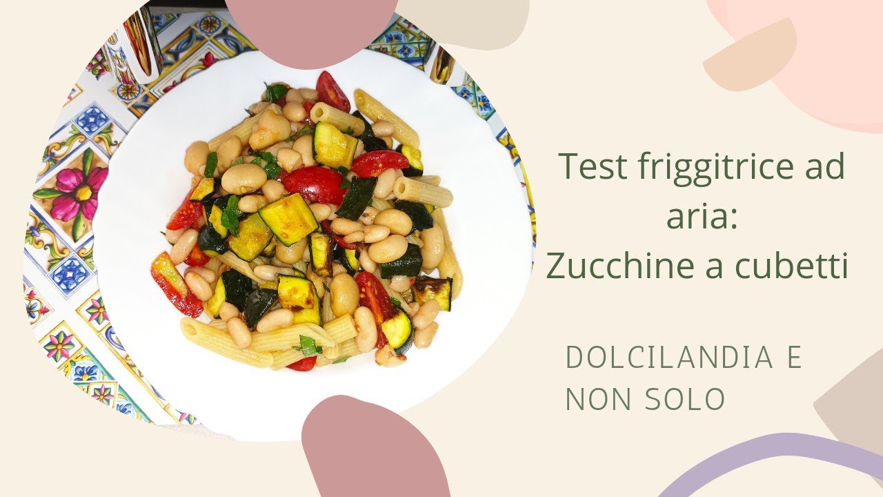 Zucchine a cubetti - Test Friggitrice ad aria Ninja Foodi -
