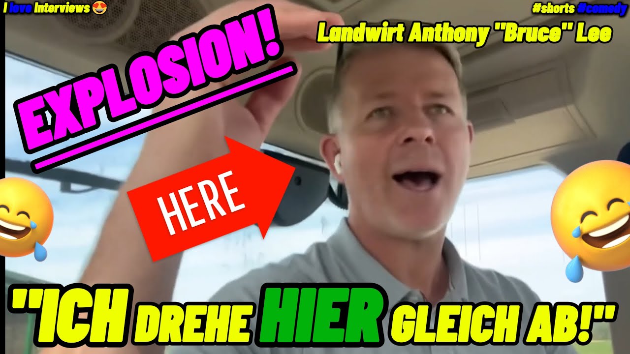 ER REGT SICH TIERSICH AUF!😨und explodiert f&ouml;rmlich auf seinem Trecker!😂Chapeau, Herr Lee!!!