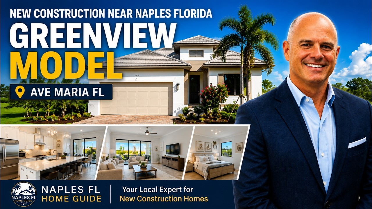 New Construction Near Naples Florida | Greenview Model Home In Ave Maria