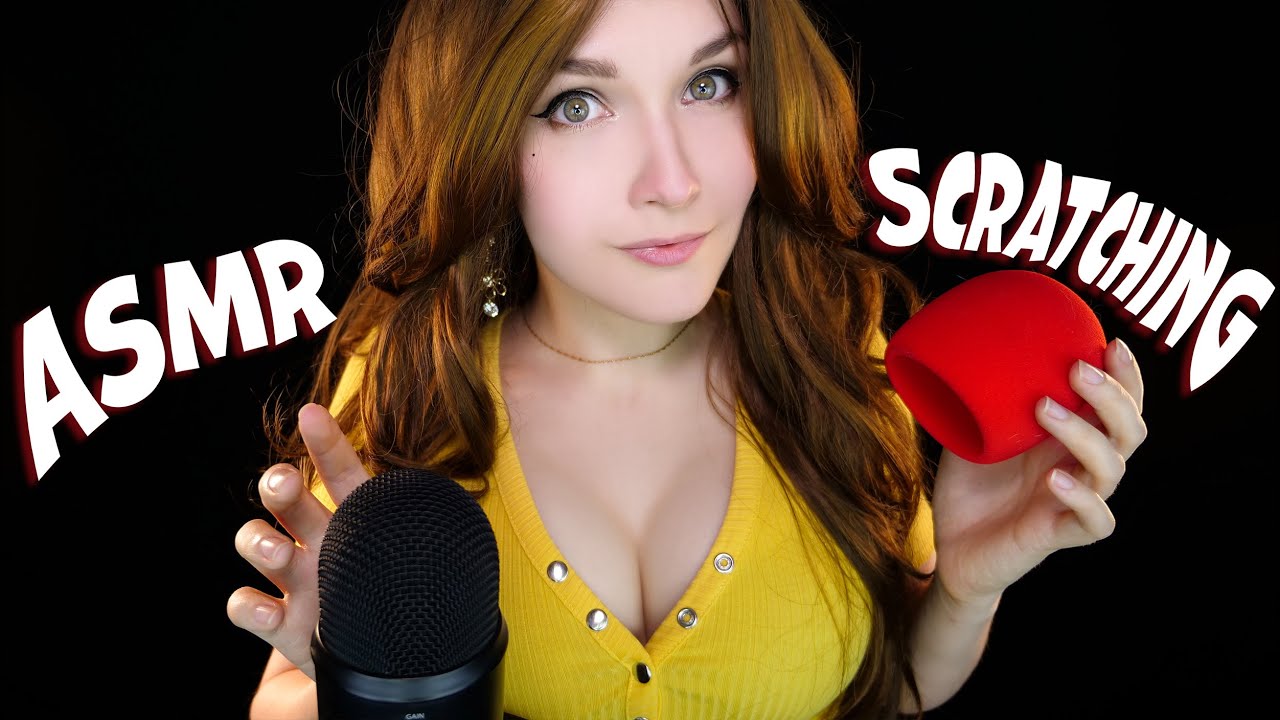 АСМР Шкряб [Царапанье микрофона] 🎤 ASMR Intense Mic Scratching [Brain Massage]