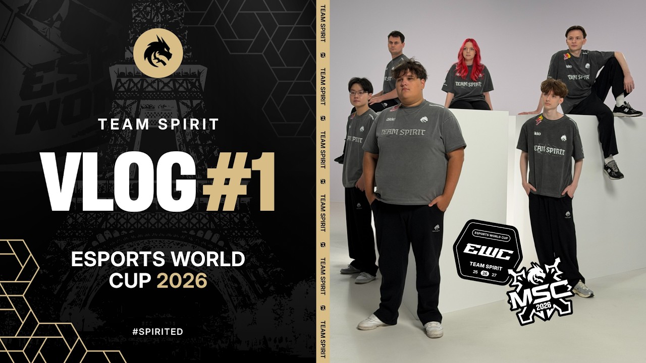 TEAM SPIRIT: MSC X EWC 2026. VLOG 1 (ENG SUB)