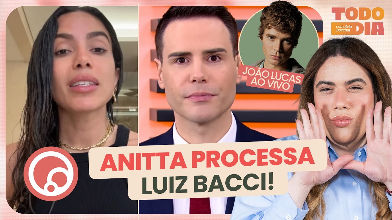 TODO DIA: Felca gera pol&ecirc;mica, Anitta processa Luiz Bacci, Jo&atilde;o Lucas fala de Percy Jackson