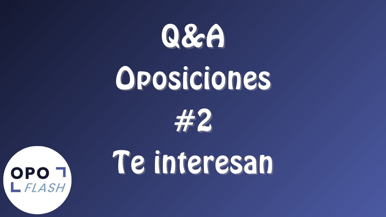 Todo lo que siempre preguntas sobre opositar (y nunca te responden claro)