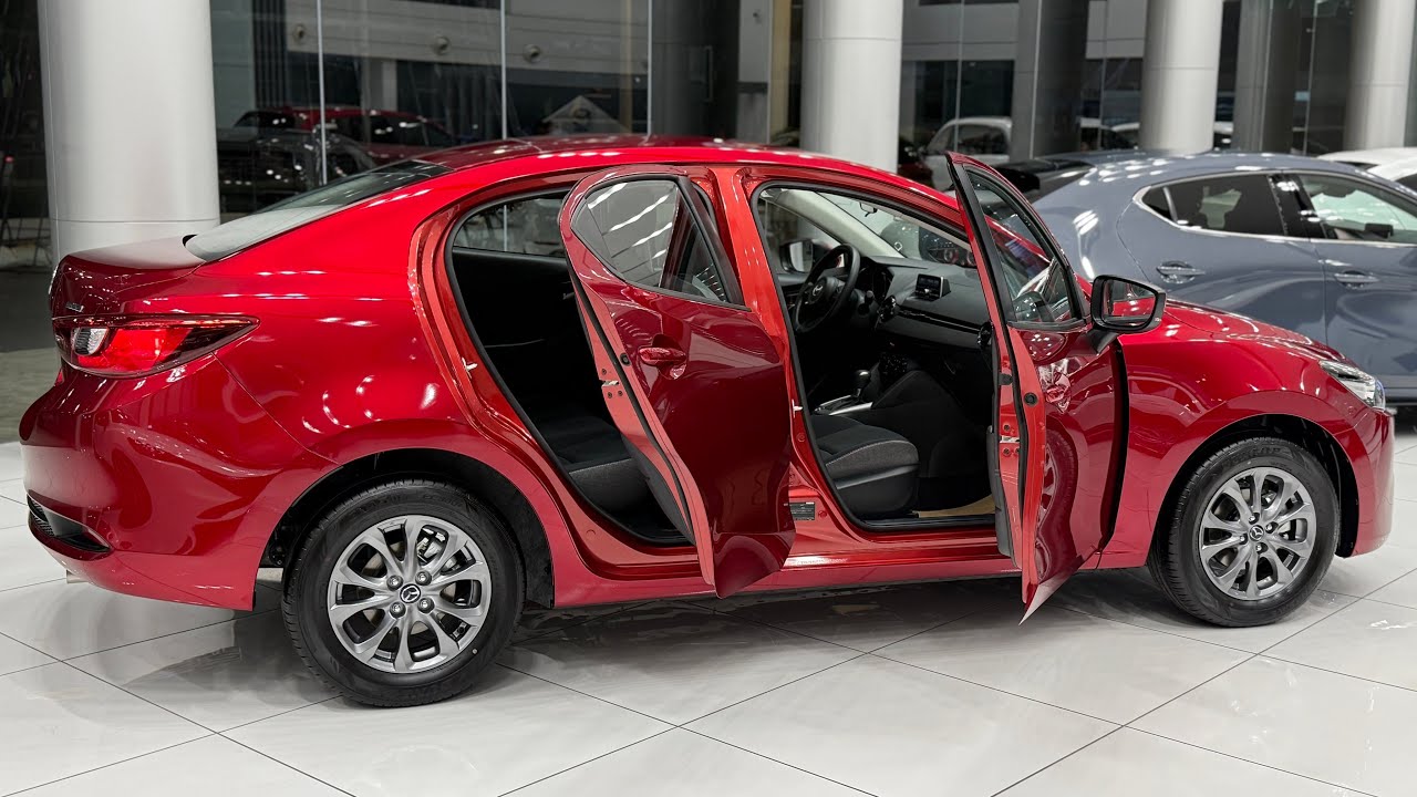 New 2025 Mazda 2 Sedan - 1.5L Styling Vehicle | Red Color