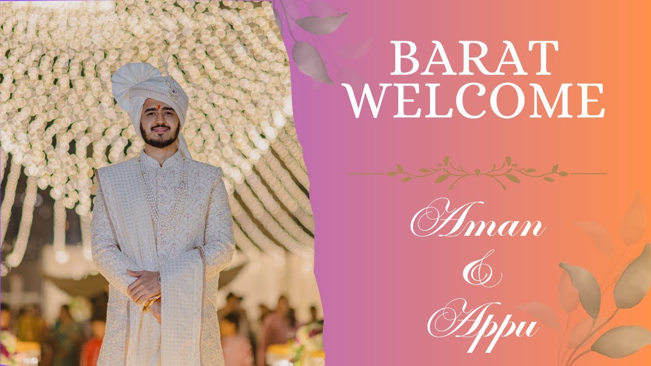Aman’s Baraat Welcome | Grand Hindu Wedding Baraat Entry & Traditional Celebrations 🥁🪔 #wedding