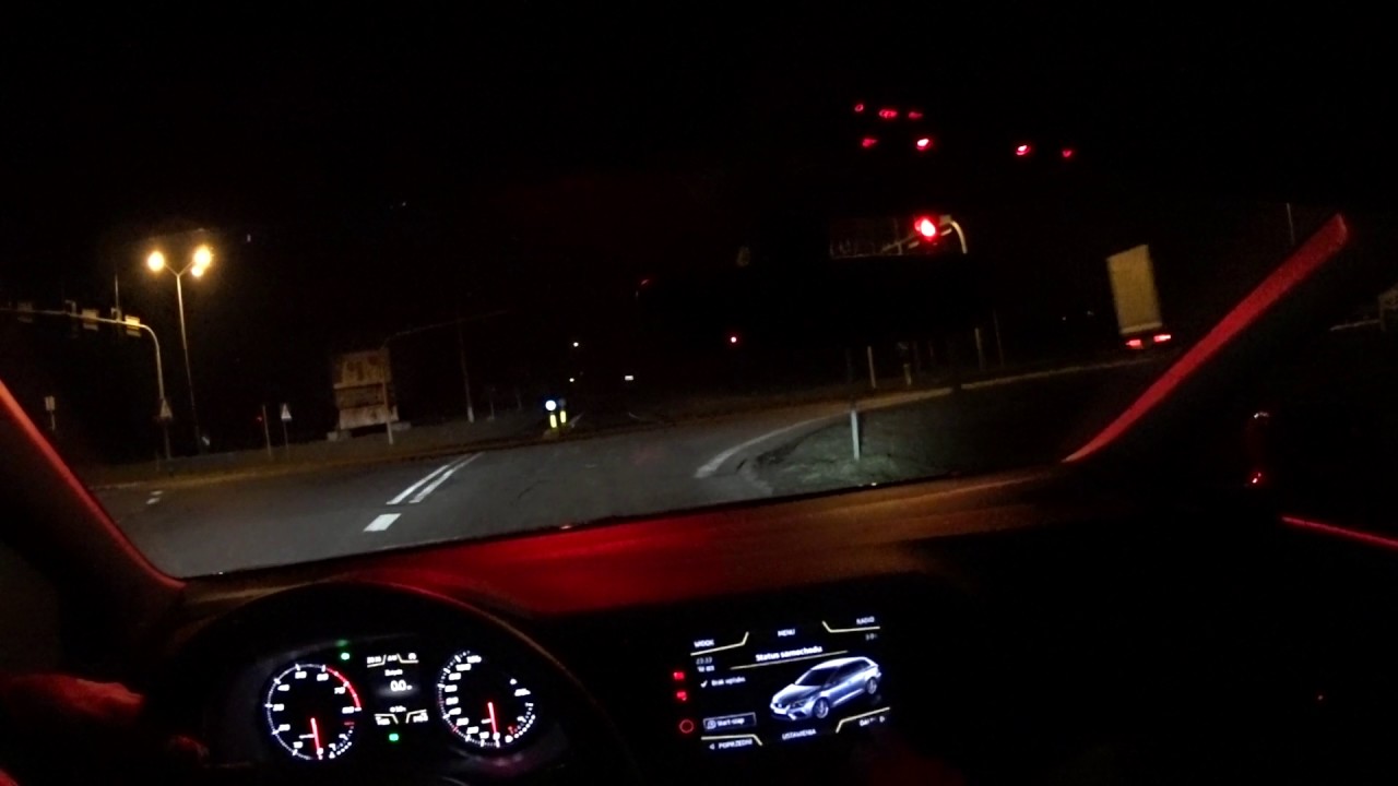 2017 NEW SEAT Leon ST FR LED lights test