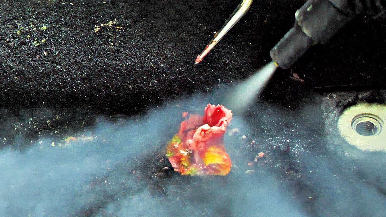 Disgusting Steam Cleaning A Trashed Car | NO MUSIC | ASMR Part 3
