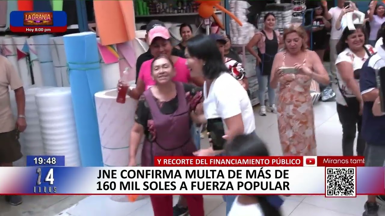 Keiko Fujimori desconoce sanci&oacute;n a Fuerza Popular por la ONPE
