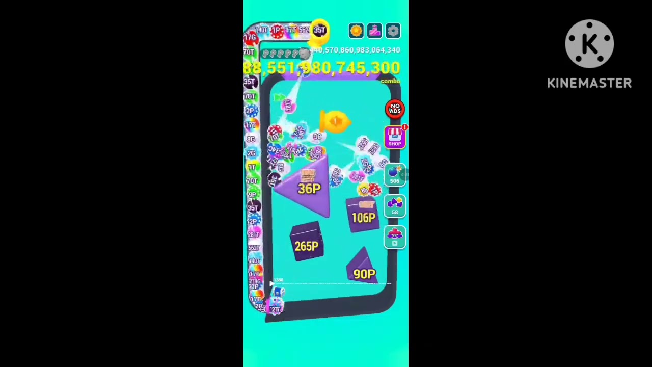 My game playing bounce Merge in 3 minutes 