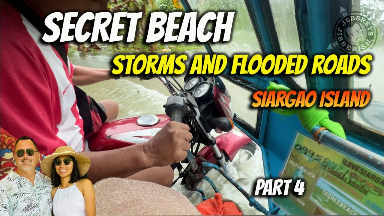Surviving a Wild Storm and Epic Flooded Roads in Siargao | Last Days in Siargao  (Part 4)