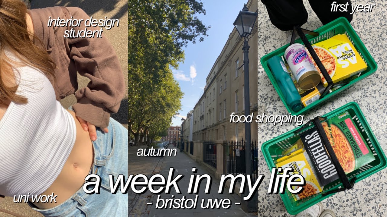 a productive WEEK in my life at UNI, Bristol UWE - interior design student #univlog #weekinmylife