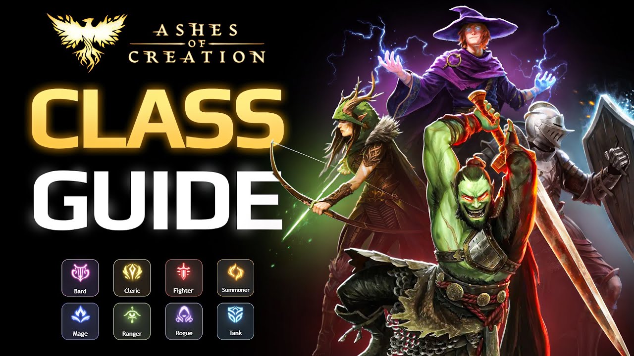 Какой класс лучше выбрать в дополнении Ashes of Creation (объяснение всех 8 архетипов)?