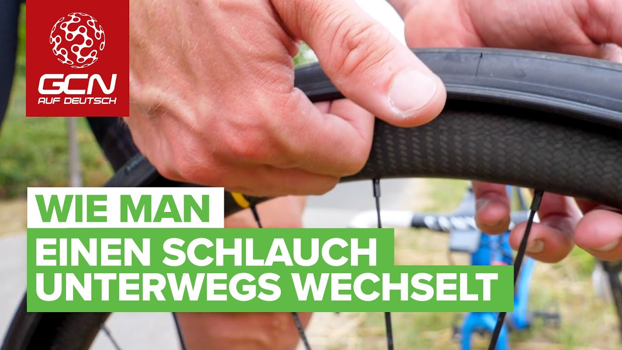 Wie man einen platten Schlauch unterwegs wechselt | Schlauchwechsel am Stra&szlig;enrand