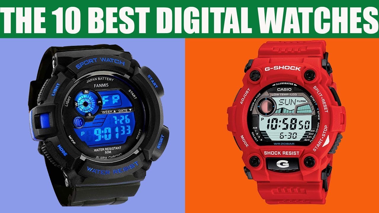 THE 10 BEST DIGITAL WATCHES || YOU CAN BUY ON AMAZON