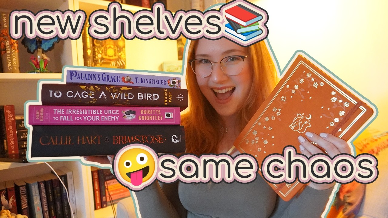 moving my shelves gave me the best energy reset for Feb 📚✨