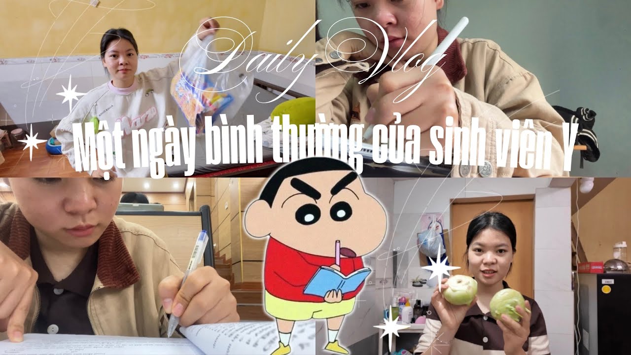 DAILY VLOG || MỘT NGÀY BÌNH THƯỜNG CỦA SINH VIÊN Y || ôn thi, đi học, tự nấu ăn, stress một tí  