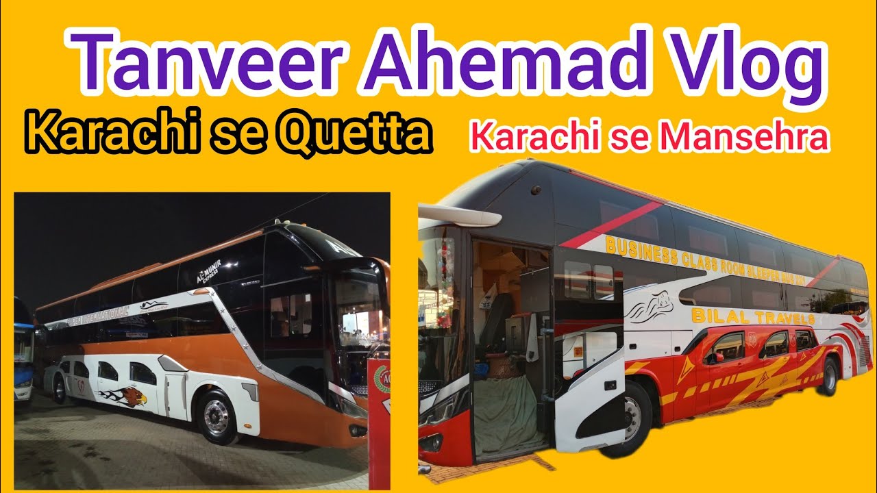 Karachi General Terminal Bilal Travel | Karachi se Mansehra 