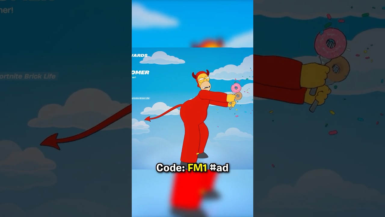 Fortnite EVIL HOMER SKIN & Emote! 😈
