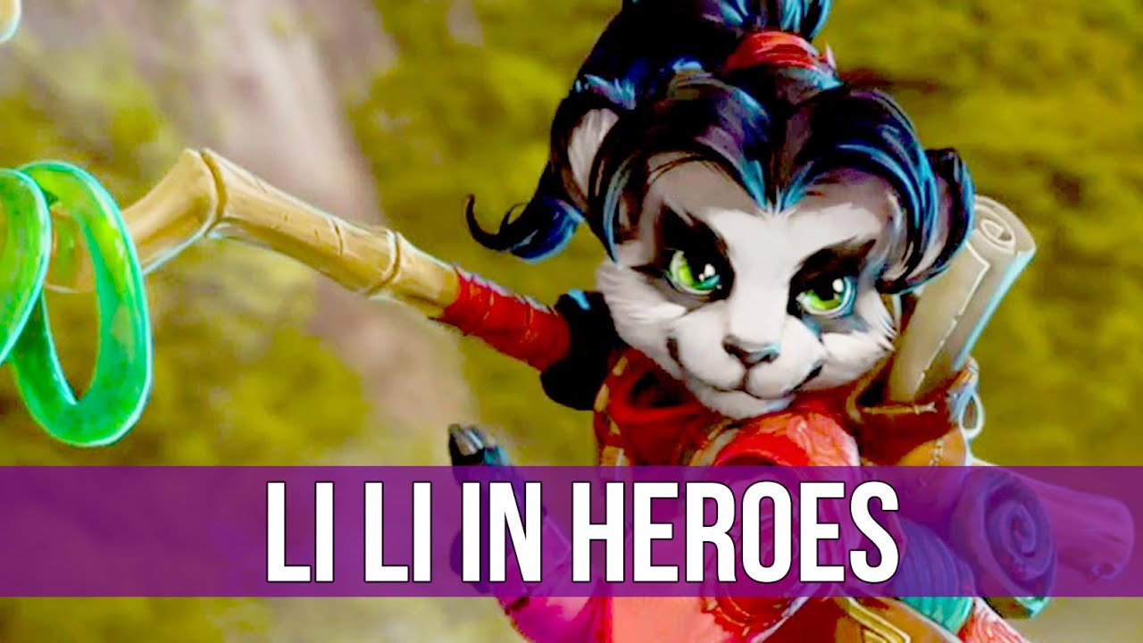 Heroes of the Storm: Li Li Gameplay! (4K)
