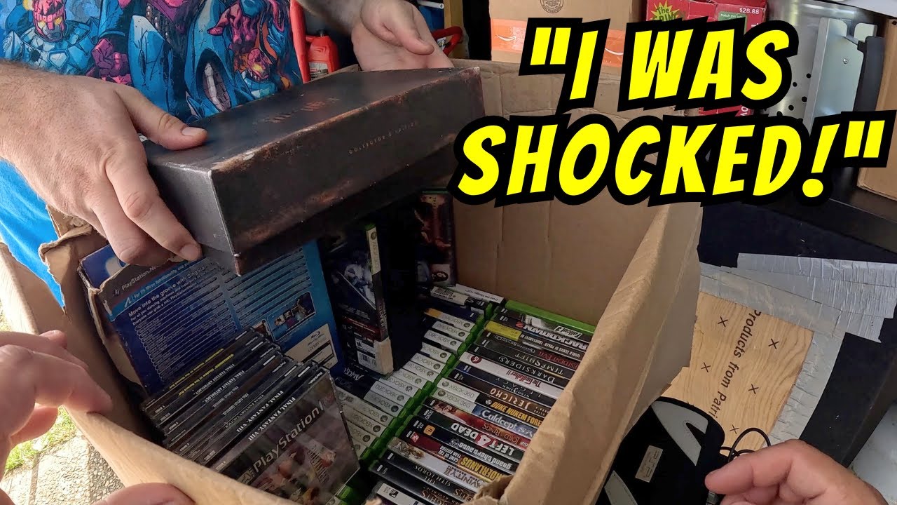 Он вынес на гаражную распродажу спрятанную коллекцию видеоигр!