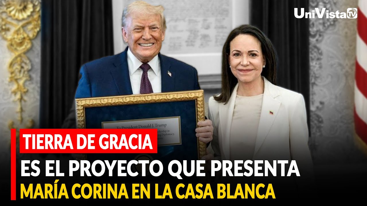 Tierra de Gracia es el Proyecto que presenta María Corina en La Casa Blanca