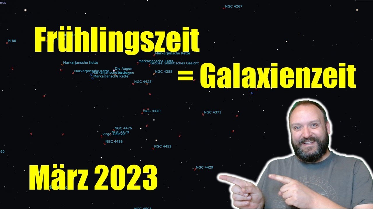 Sternenhimmel und Planeten im März 2023