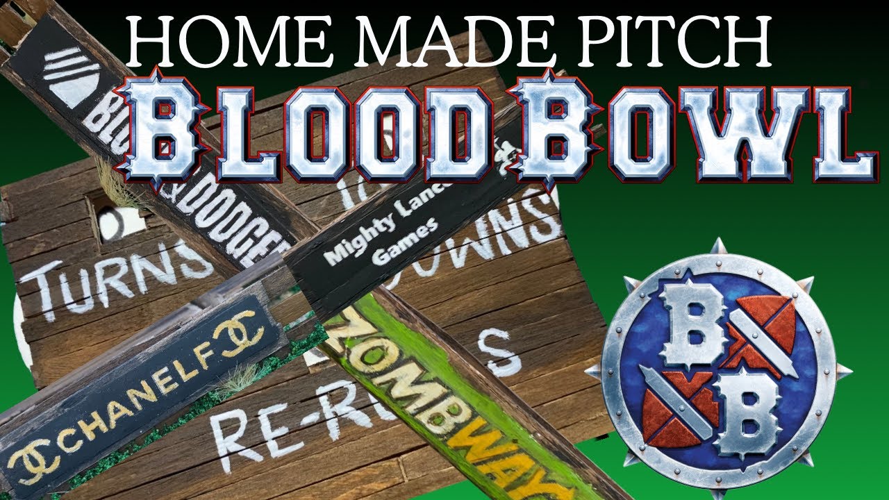 Making A BloodBowl Pitch | DIY Craft For Tabletop Games | FLGS