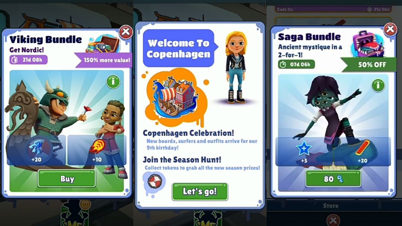 Subway Surfers Copenhagen 2021 | Full Gameplay