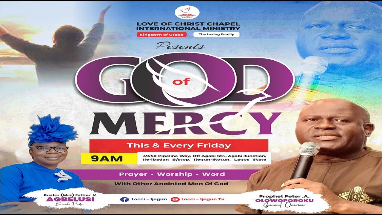 God Of Mercy @ Ijegun ( 30th January, 2026)