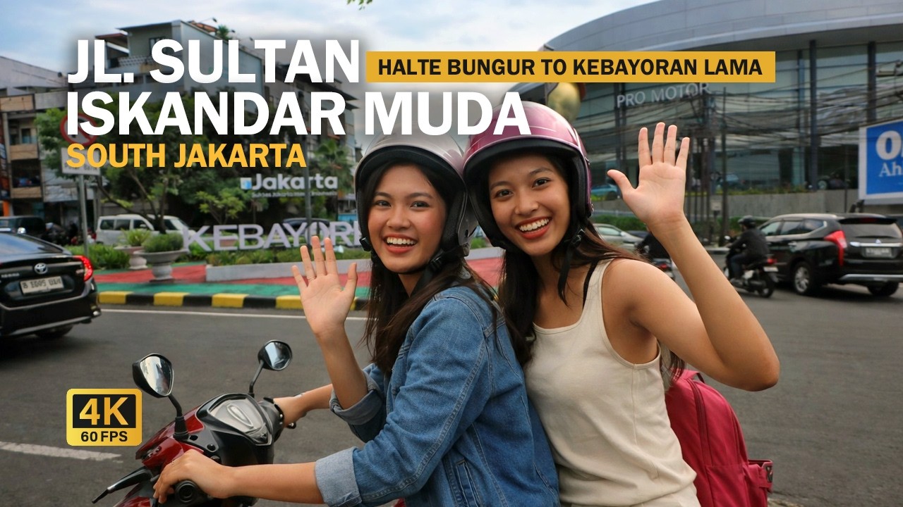 Jakarta Walking Tour | Halte Bungur to Kebayoran Lama via Jl. Iskandar Muda