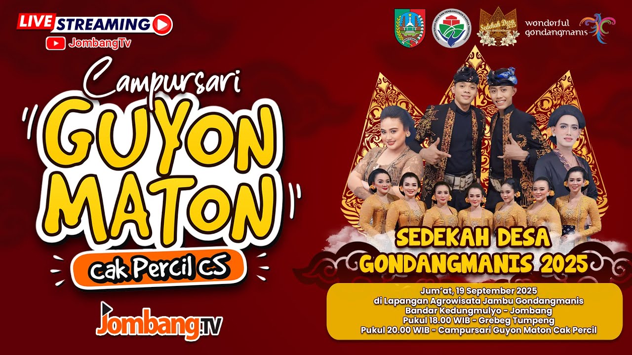CAMPURSARI GUYON MATON CAK PERCIL CS DALAM RANGKA SEDEKAH DESA GONDANGMANIS 2025