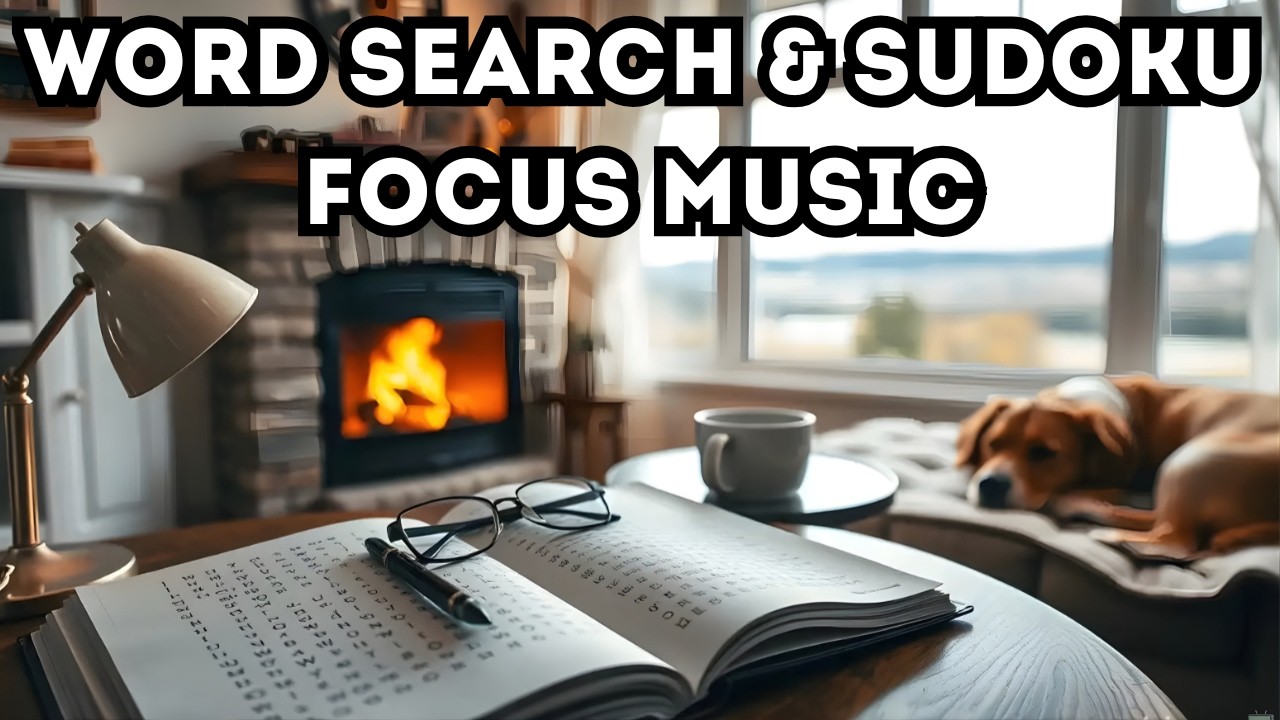 Relaxing Puzzle Focus Music for Word Search, Sudoku, and Brain Games – Over 2 Hours, No Lyrics