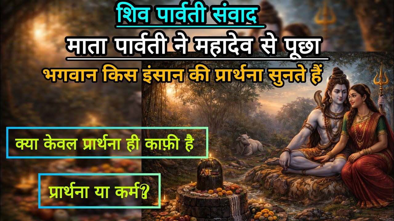 किसकी प्रार्थना भगवान तुरंत सुनते हैं? शिव जी ने बताया प्रार्थना का असली रहस्य | शिव पार्वती संवाद 