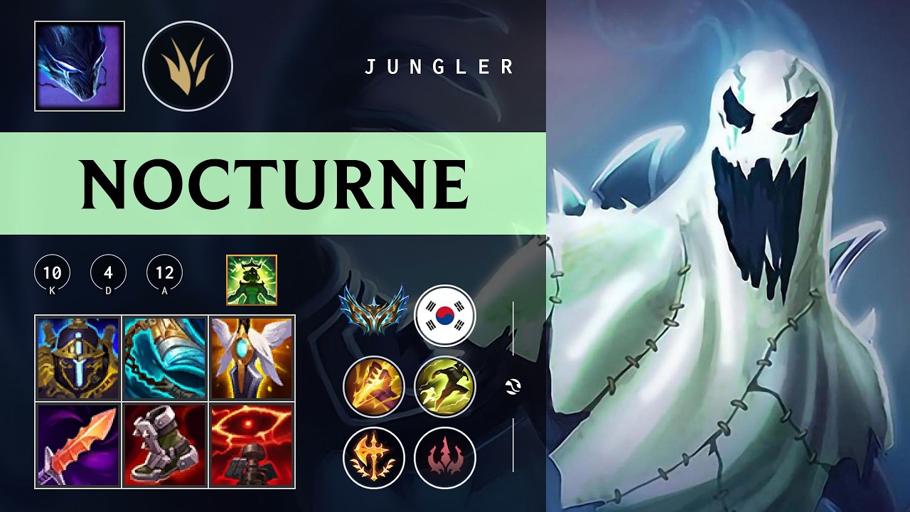 Nocturne Jungle vs Jarvan IV - KR Challenger Patch 26.04
