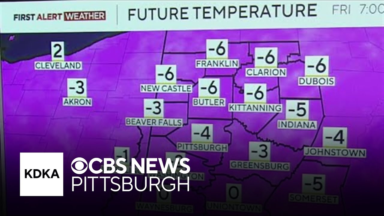 KDKA-TV Evening Forecast (1/29)