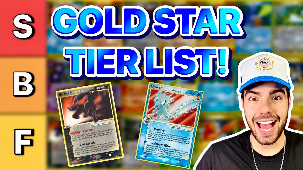 I RANKED EVERY GOLD STAR POKEMON CARD!!!