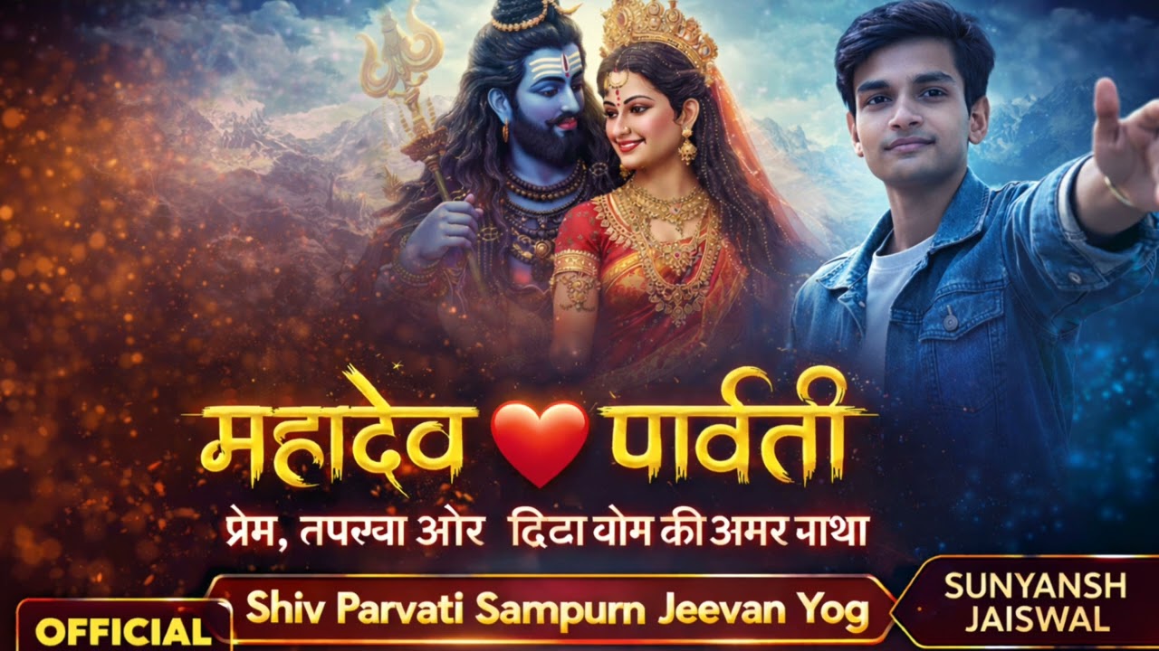 महादेव ❤️ पार्वती – प्रेम, तपस्या और दिव्य योग की अमर गाथा | Shiv Parvati Sampurn Jeevan Yog #Shiv