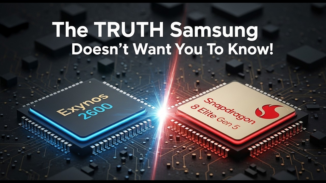 Exynos 2600 vs Snapdragon 8 Elite Gen 5 &mdash; The TRUTH Samsung Doesn&rsquo;t Want You To Know!