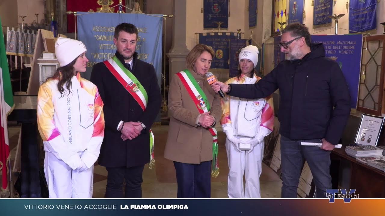 VITTORIO VENETO ACCOGLIE LA FIAMMA OLIMPICA