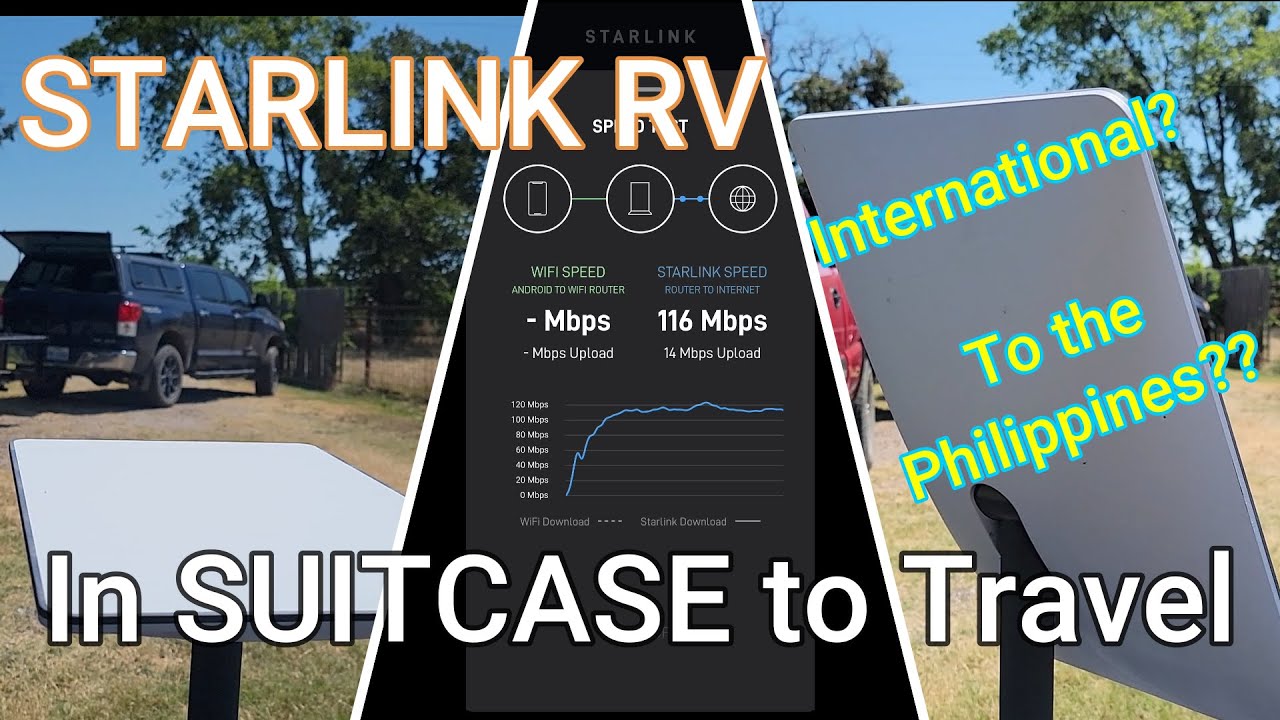 STARLINK INTERNET GOING IN SUITCASE -WILL IT WORK INTERNATIONAL