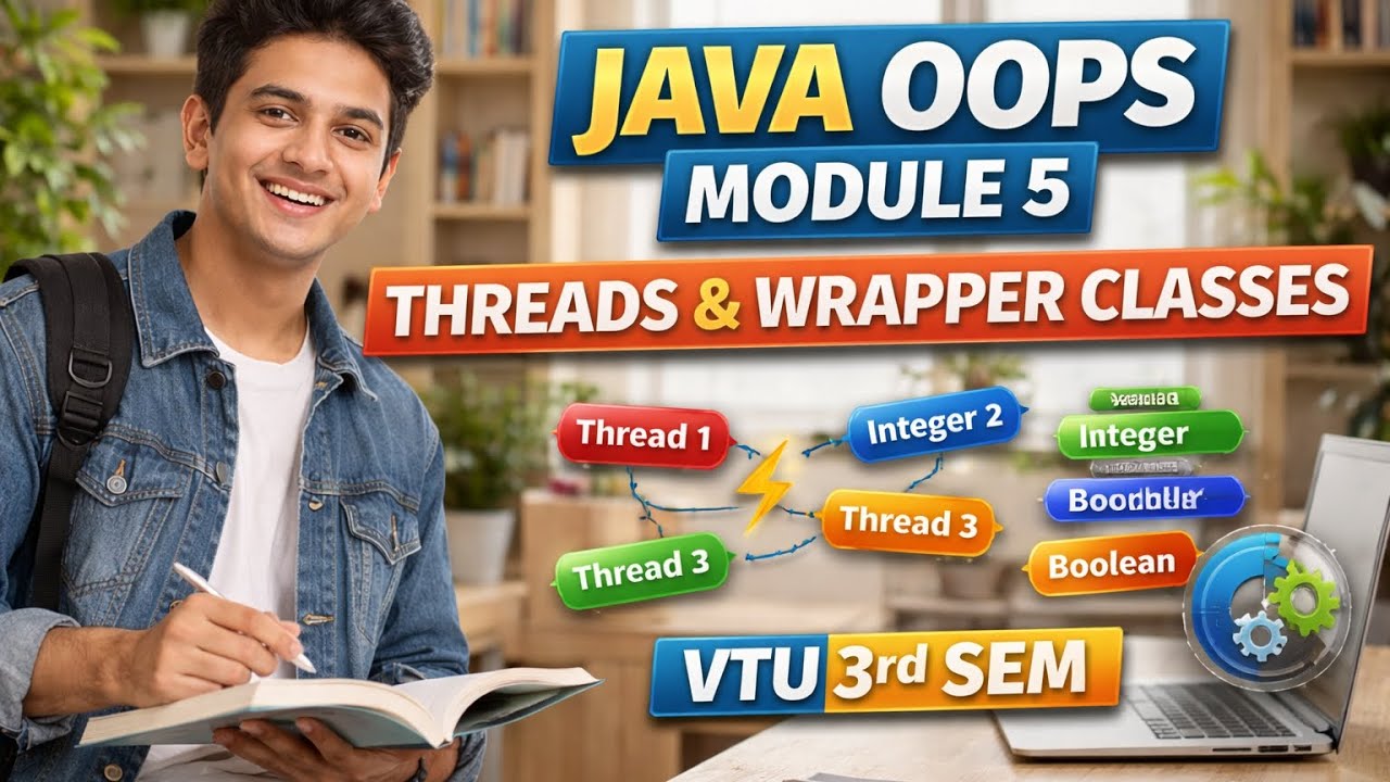 Java Threads & Wrapper Classes Made Easy | VTU CSE
