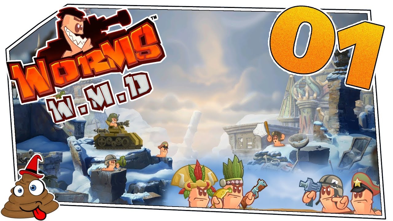 Worms W.M.D #01 - Auf die Mütze! | Let's Play Worms W.M.D deutsch german