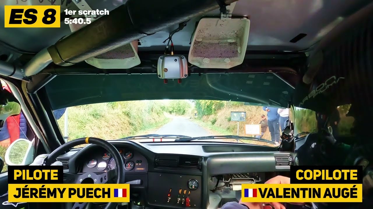 SCRATCH PUECH - AUGÉ en BMW M3 E30 - ES8 Rallye des Côtes du Tarn Finale VHC