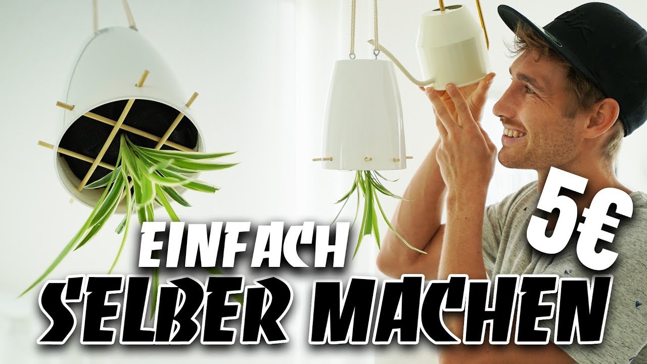 UPSIDE DOWN BLUMENTOPF SELBER BAUEN - DIY Sky Planter, Blumenampel | EASY ALEX