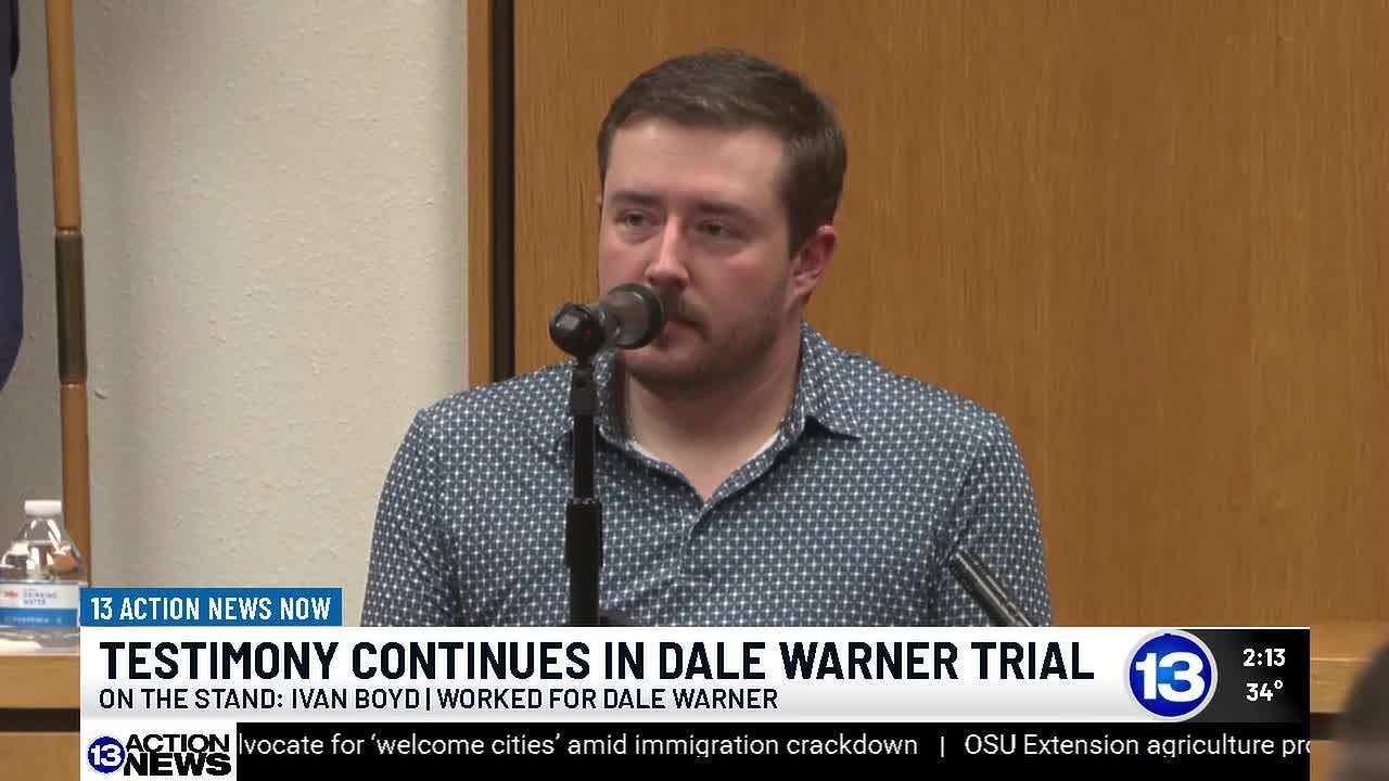 Former Warner employee Ivan Boyd testifies in Dale Warner murder trial - part 3