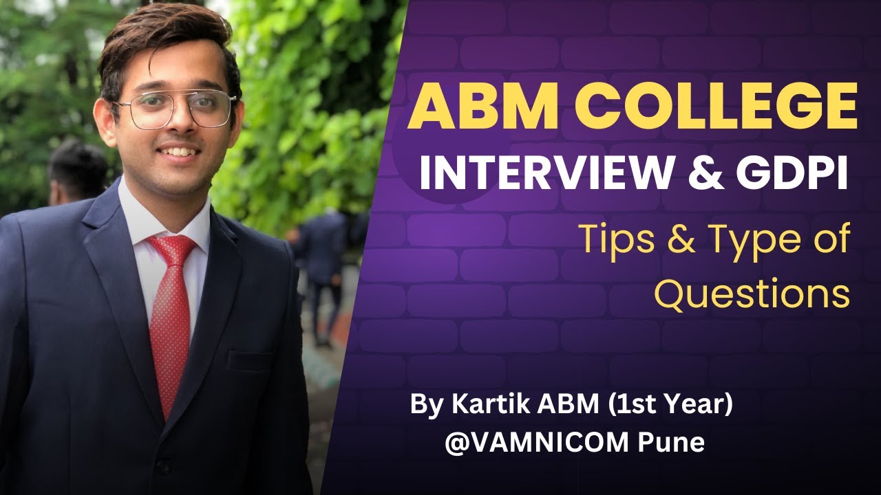 Interview Prepration & GDPI Tips | CMAT ABM College 2023 | Vamnicom | NIAM | NAARM Admission