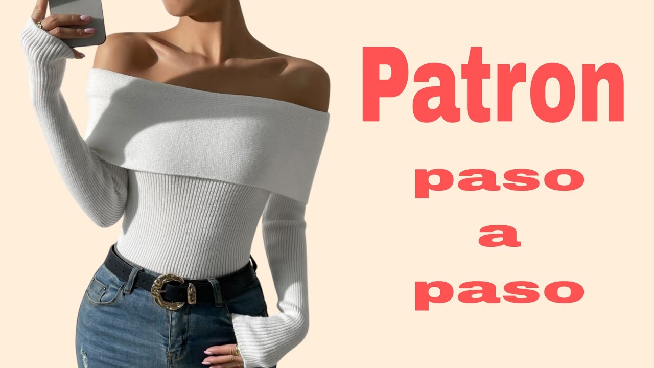 patron de blusa super fácil/ blusa off shoulders
